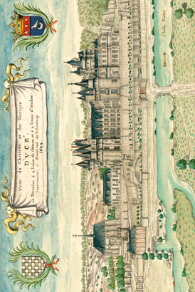 Ussé et ses terrasses en 1699