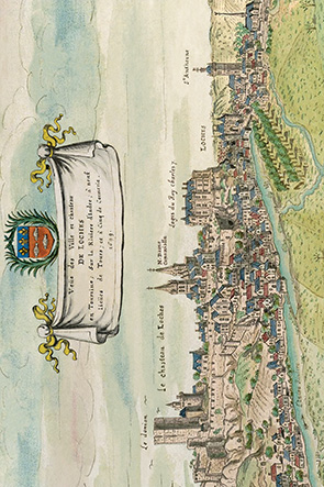 Loches sur l'Indre en 1699